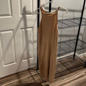 7 For All Mankind Tan Sweater Dress size Large